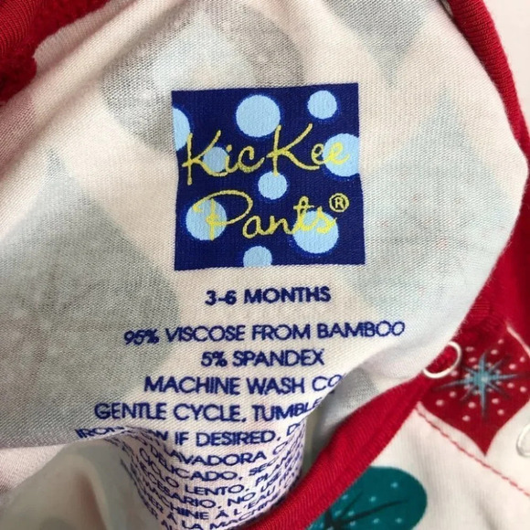 NWT Kickee Pants romper vintage ornaments size 3-6 months - Picture 3 of 7